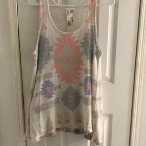 Blu Pepper boho tank